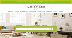 Desktop Screenshot of korineolivier.com